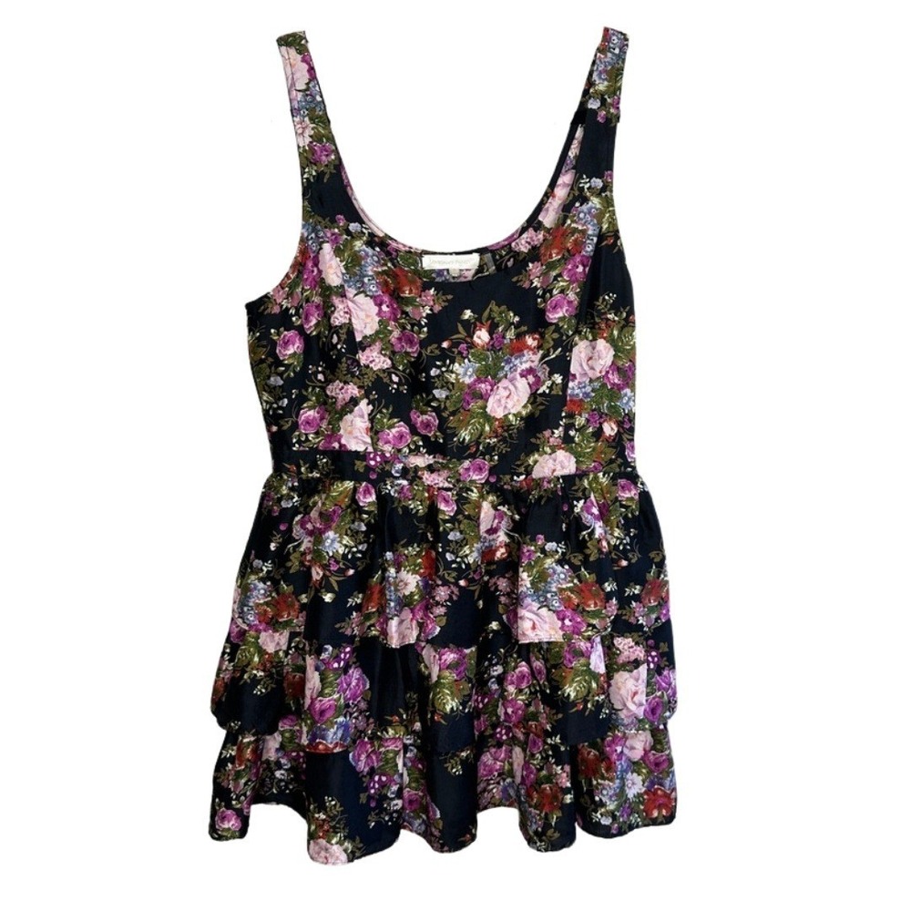 LoveShackFancy‎ Emme Mini Dress Size 12 Midnight Muse NWT 100% Silk $595 Retail - Picture 2 of 9